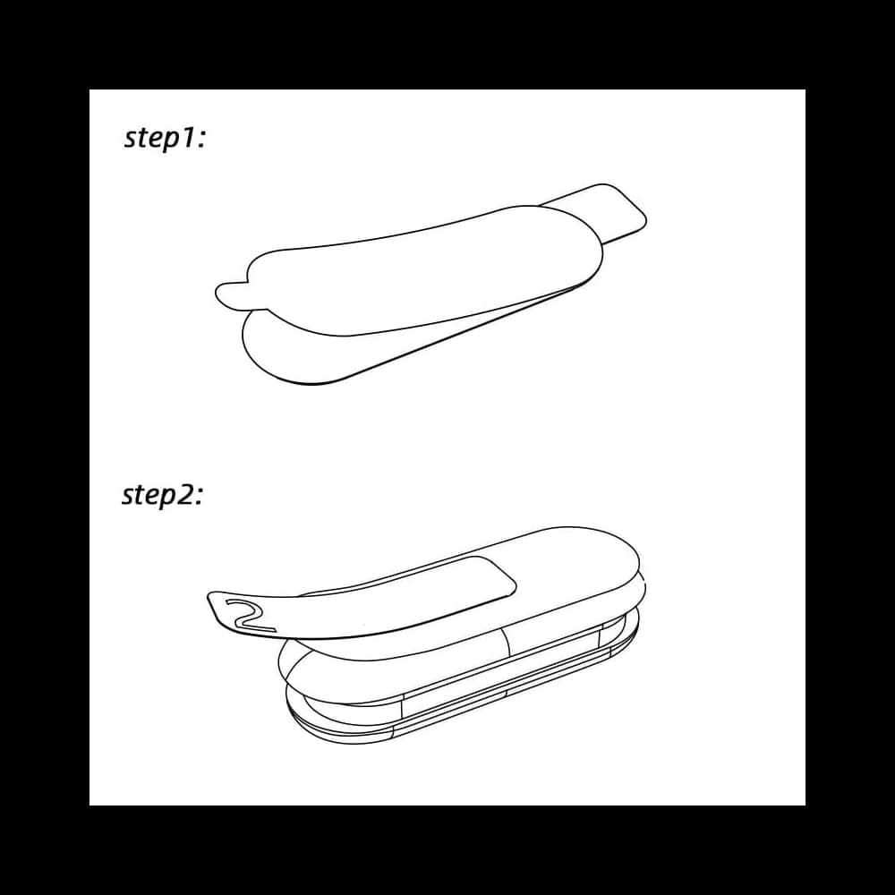 Bizon Glass Hydrogel Xiaomi Mi Band 6 / 5 [2 PACK] - 8