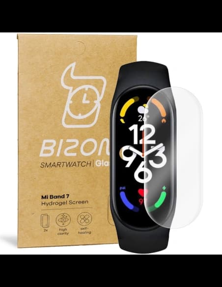 Bizon Glass Hydrogel Xiaomi Mi Band 7 [2 PACHET]