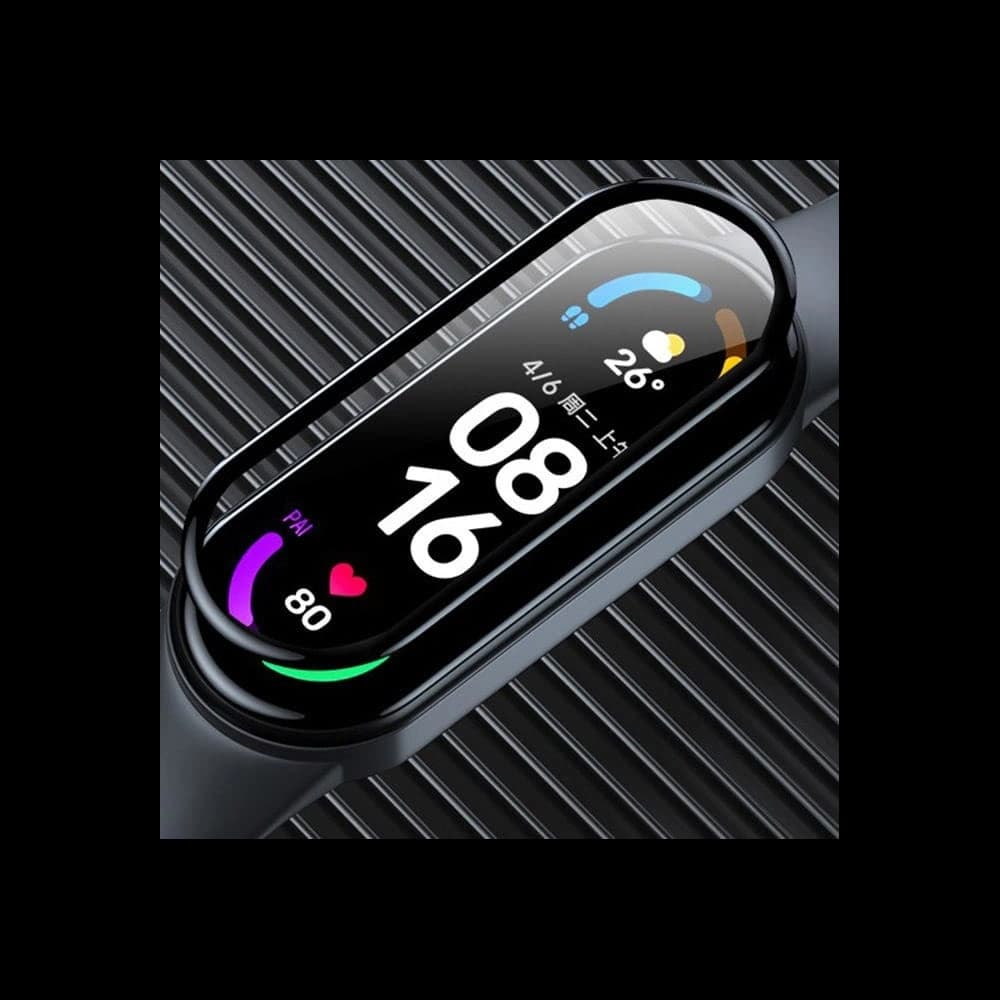 Bizon Glass Edge Xiaomi Mi Smart Band 7 negru - 5