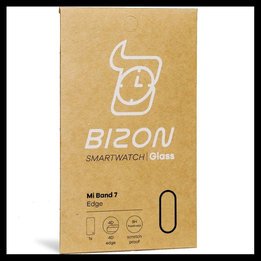 Bizon Glass Edge Xiaomi Mi Smart Band 7 negru - 9