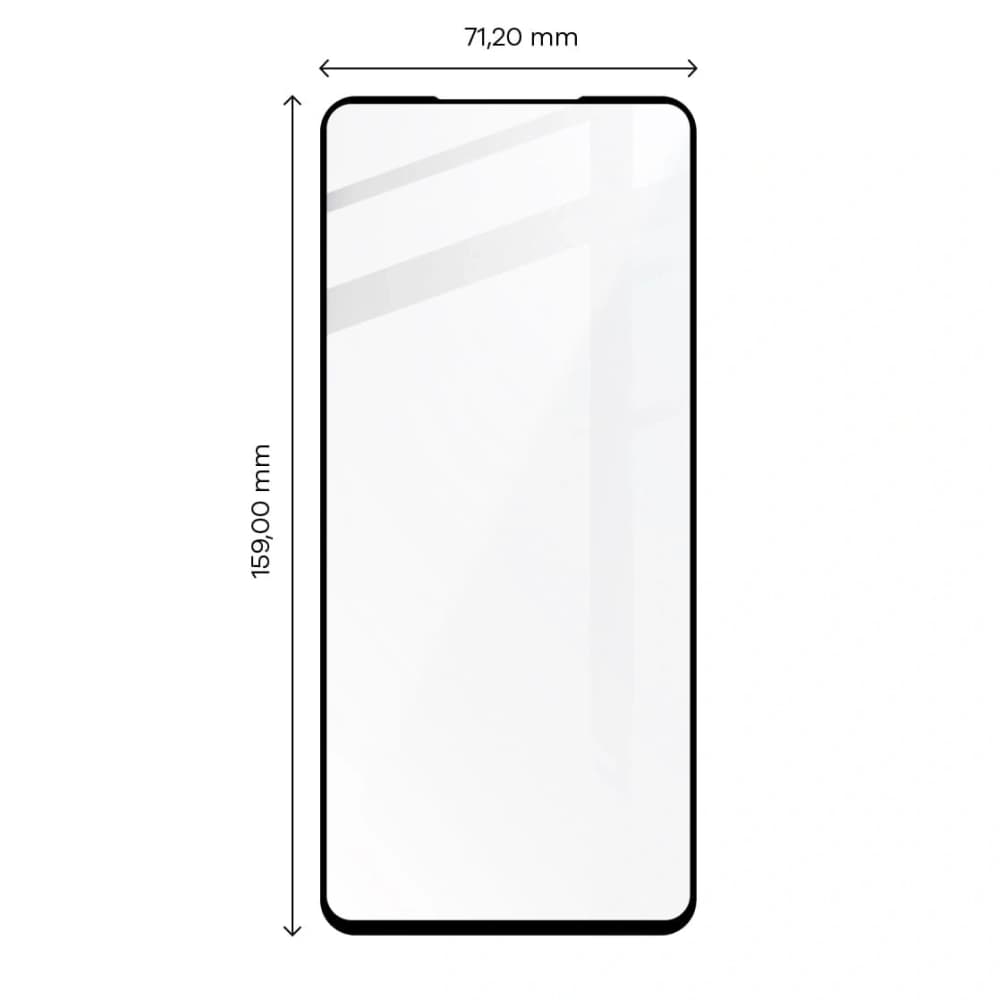 Bizon Glass Edge Xiaomi Poco F4 black - 3
