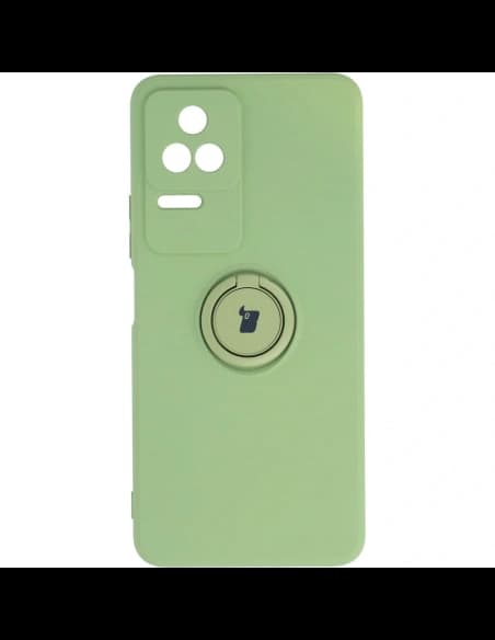 Bizon Case Silicone Ring Sq Xiaomi Poco F4 light green