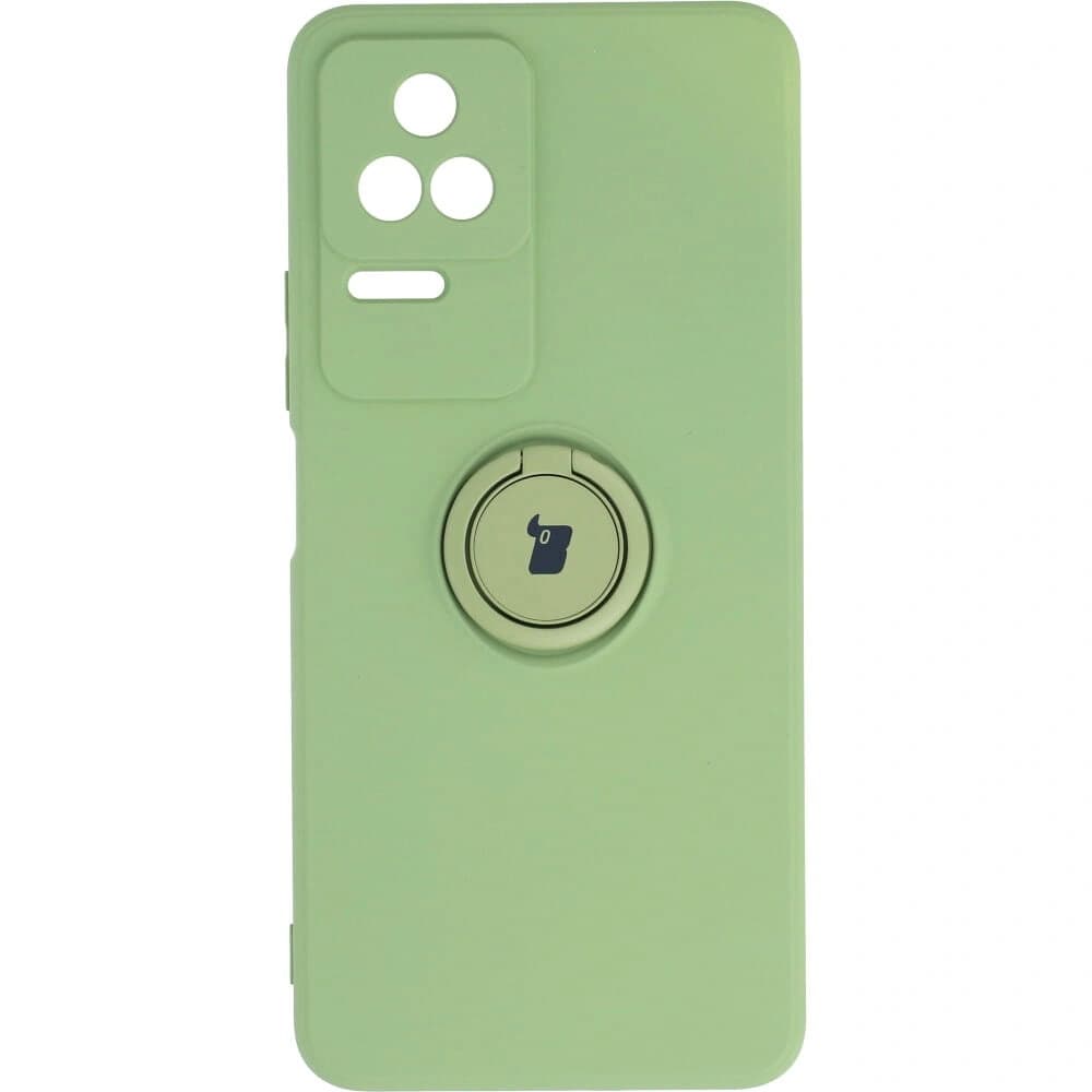 Bizon Case Szilikon Gyűrű Sq Xiaomi Poco F4 világos zöld - 1