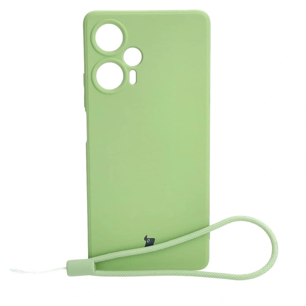 Bizon Case Silicone Sq Xiaomi Poco F5 light green