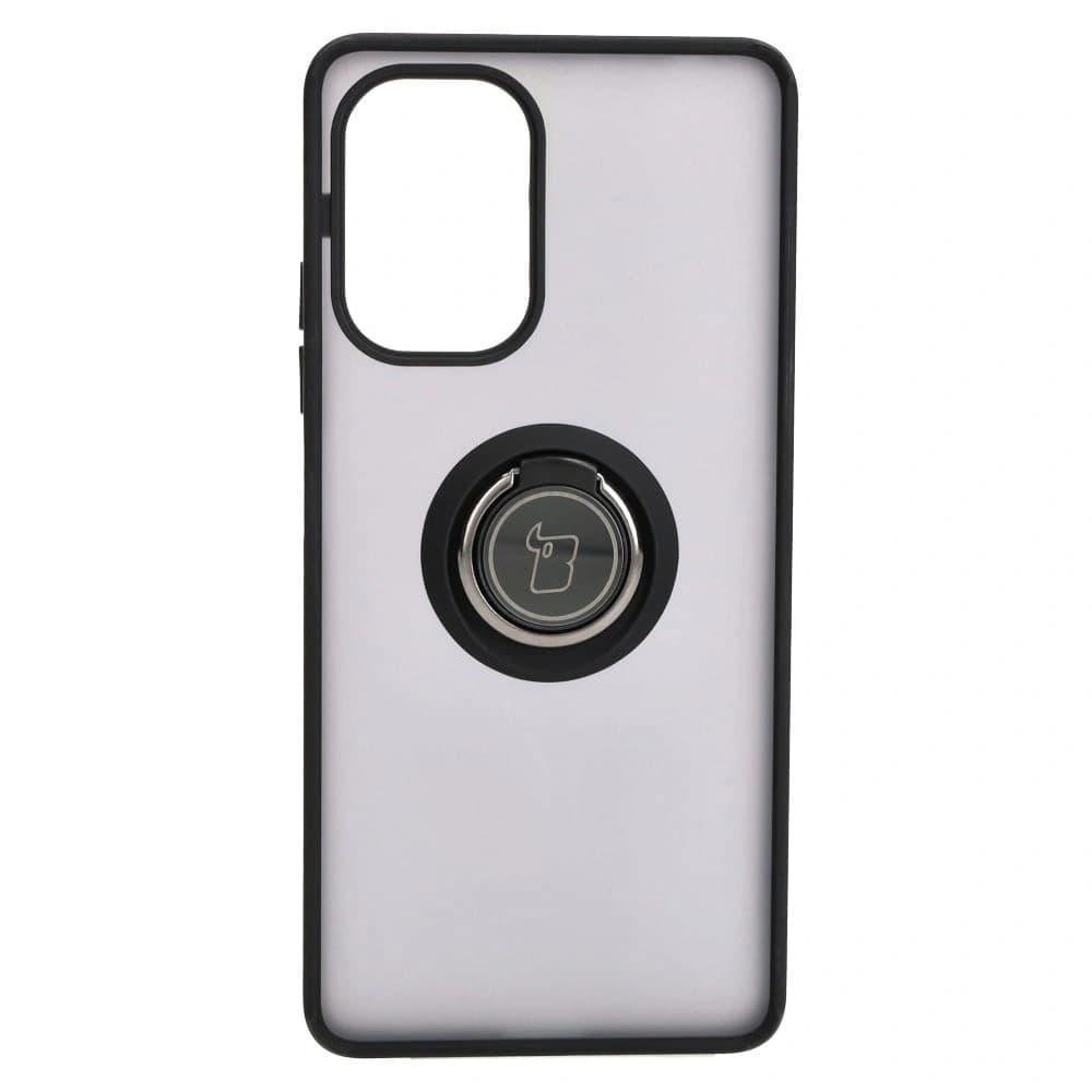 Bizon Case Hybrid Ring Xiaomi Poco F5 smoky with a black frame - 2