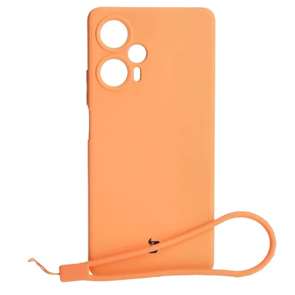 Bizon Case Silicone Sq Xiaomi Poco F5 orange