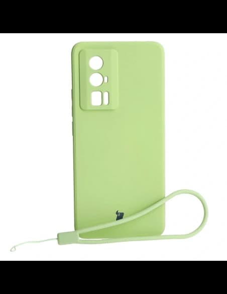 Bizon Case Silikon Sq Xiaomi Poco F5 Pro hellgrün