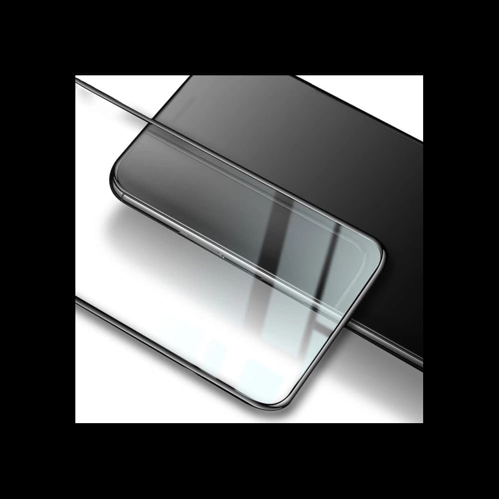 Bizon Glass Edge sticlă temperată - [2 PACK] + protecție pentru lentile Xiaomi Poco M3 negru - 3