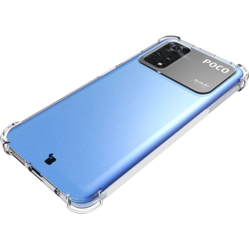 Etui + 2x sklo na displej Bizon Case Clear Pack do Xiaomi Poco M4 Pro 4G průhledné - 6