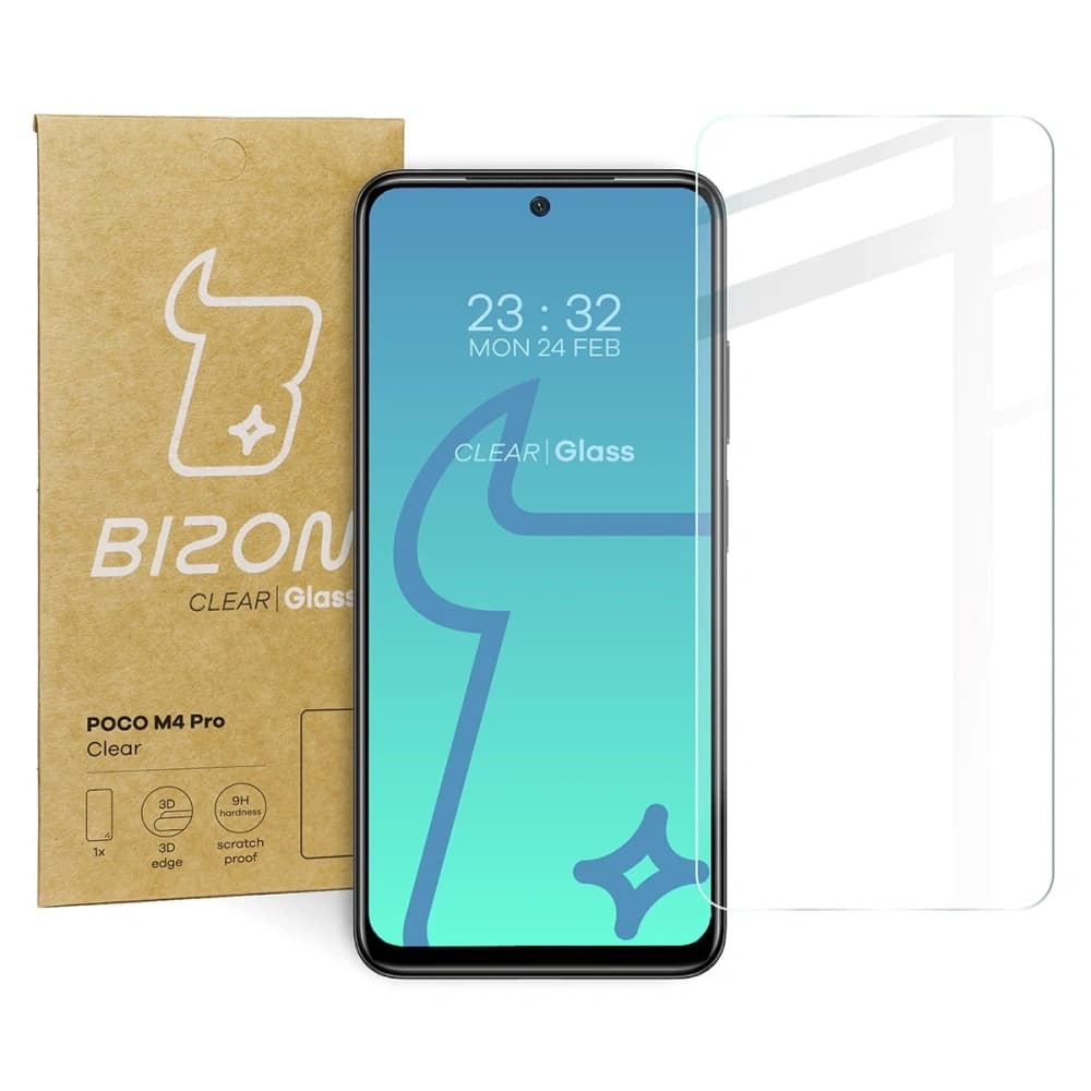 Tvrzené sklo Bizon Glass Clear pro Xiaomi Poco M4 Pro