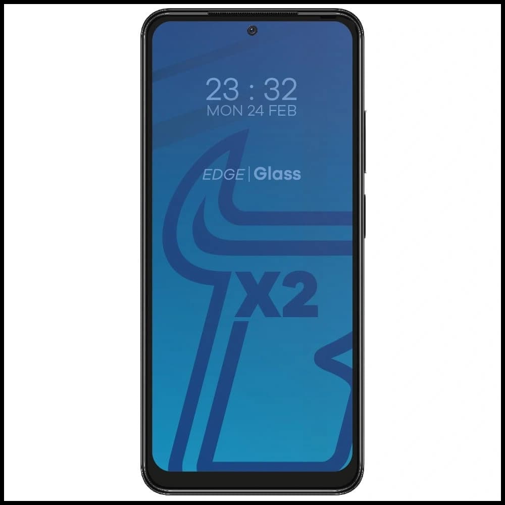 Tvrzené sklo Bizon Glass Edge - [2 PACK] + ochrana na objektiv Poco M4 Pro 5G / Redmi Note 11S 5G černé - 3