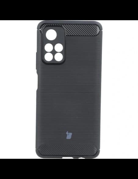 Husă Bizon Carbon TPU Poco M4 Pro 5G / Redmi Note 11S 5G neagră