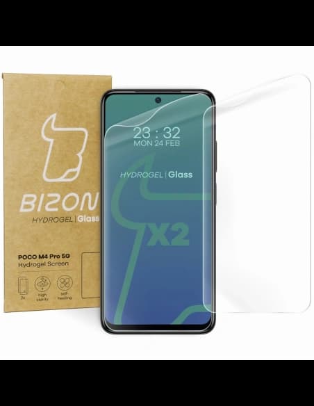 Bizon Glass Hydrogel Poco M4 Pro 5G / Redmi Note 11S 5G [2 PACHET]