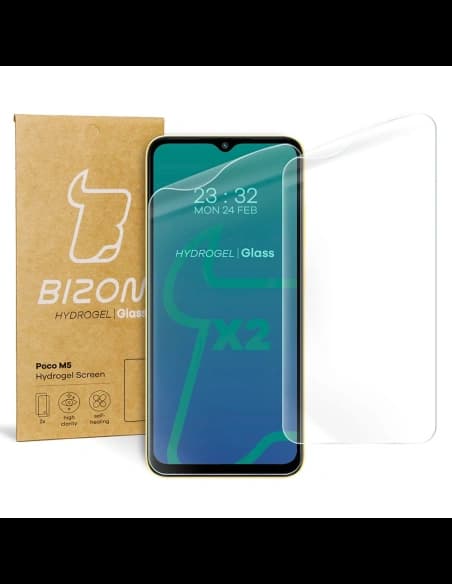 Bizon Glass Hydrogel Poco M5 [2 PACK]