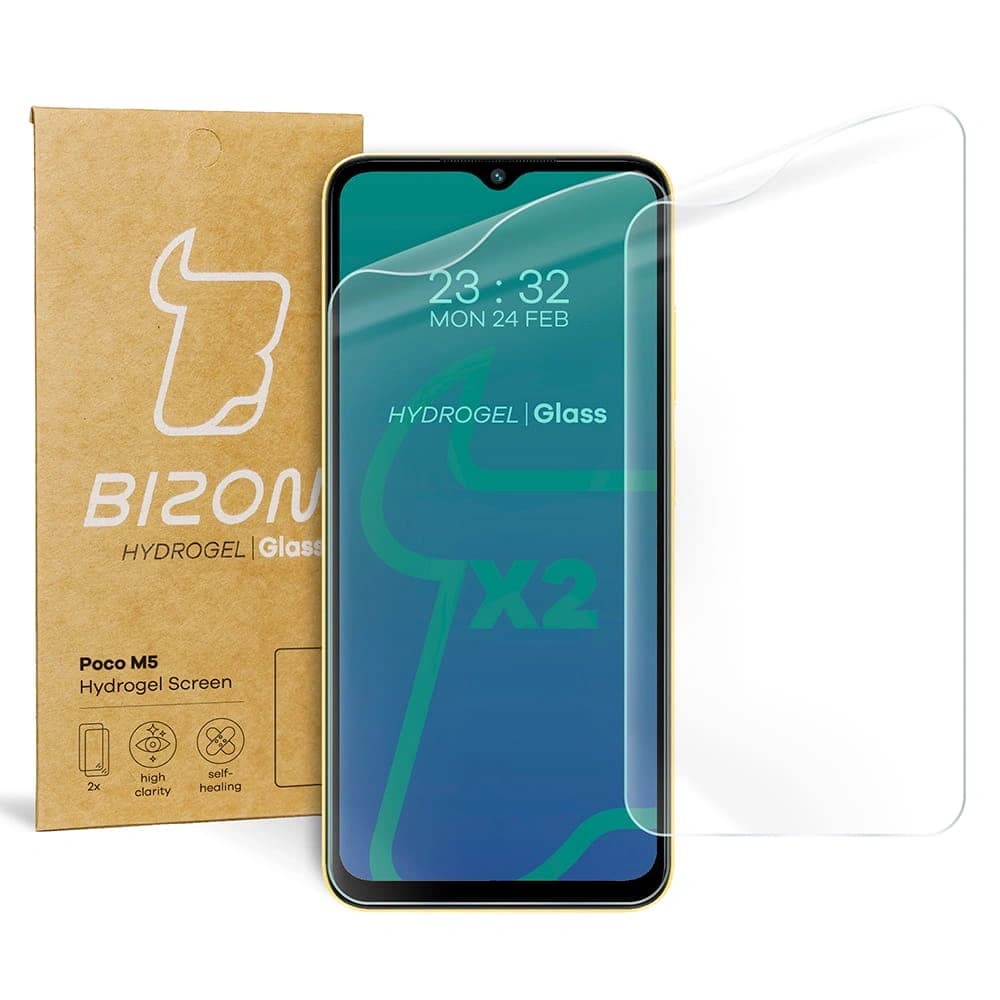 Bizon Glass Hydrogel Poco M5 [2 PACK] - 1