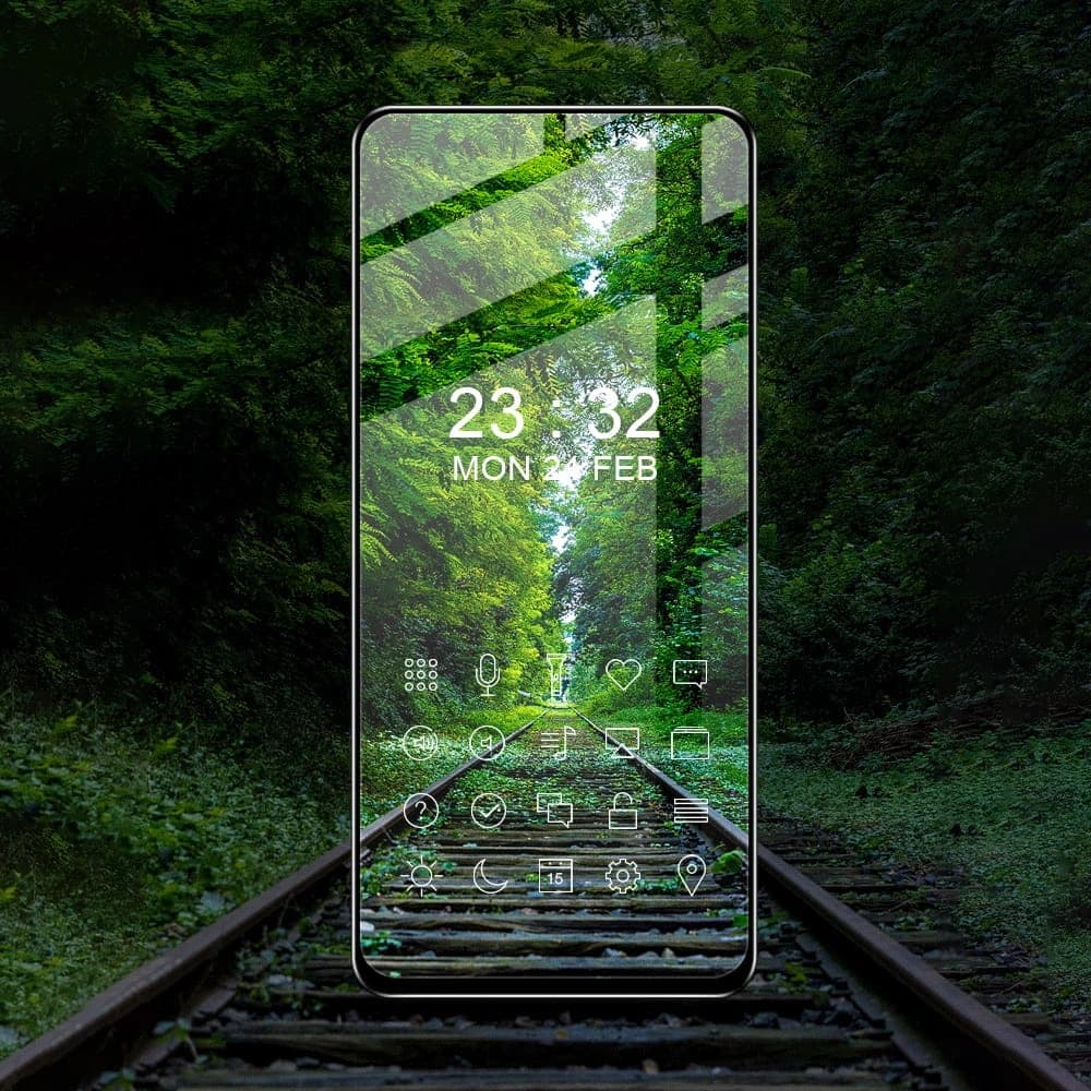 Tvrzené sklo Bizon Glass Edge 2 pro Poco M5s černé - 4