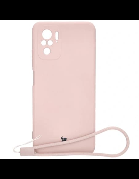 Bizon Case Silicone Sq Xiaomi Poco M5S / Redmi Note 10/10S light pink