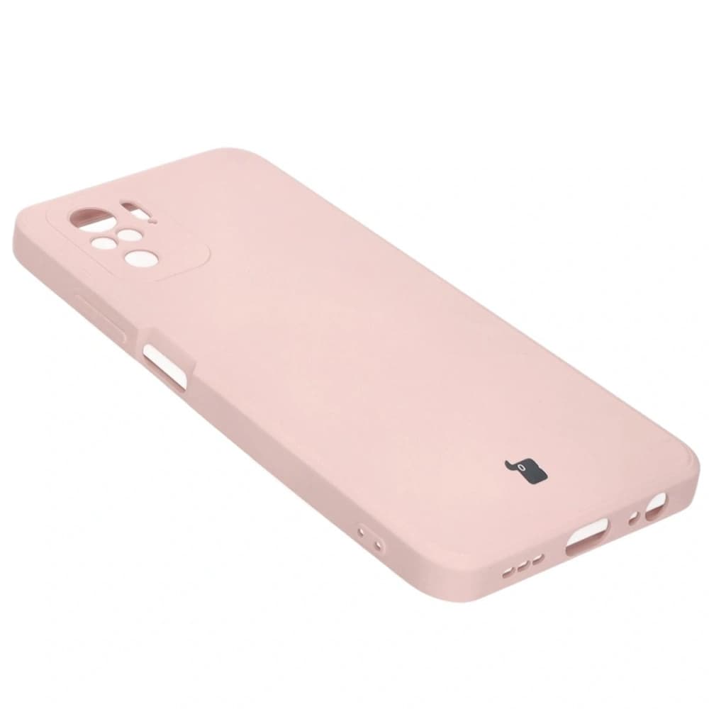 Etui Bizon Case Silicone Sq do Xiaomi Poco M5S / Redmi Note 10/10S světle růžové - 2