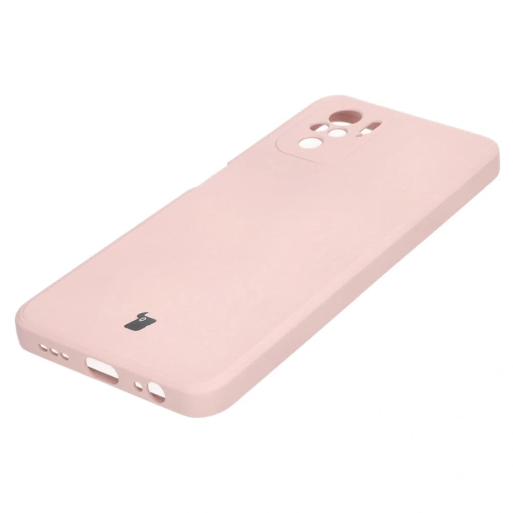 Etui Bizon Case Silicone Sq do Xiaomi Poco M5S / Redmi Note 10/10S světle růžové - 4