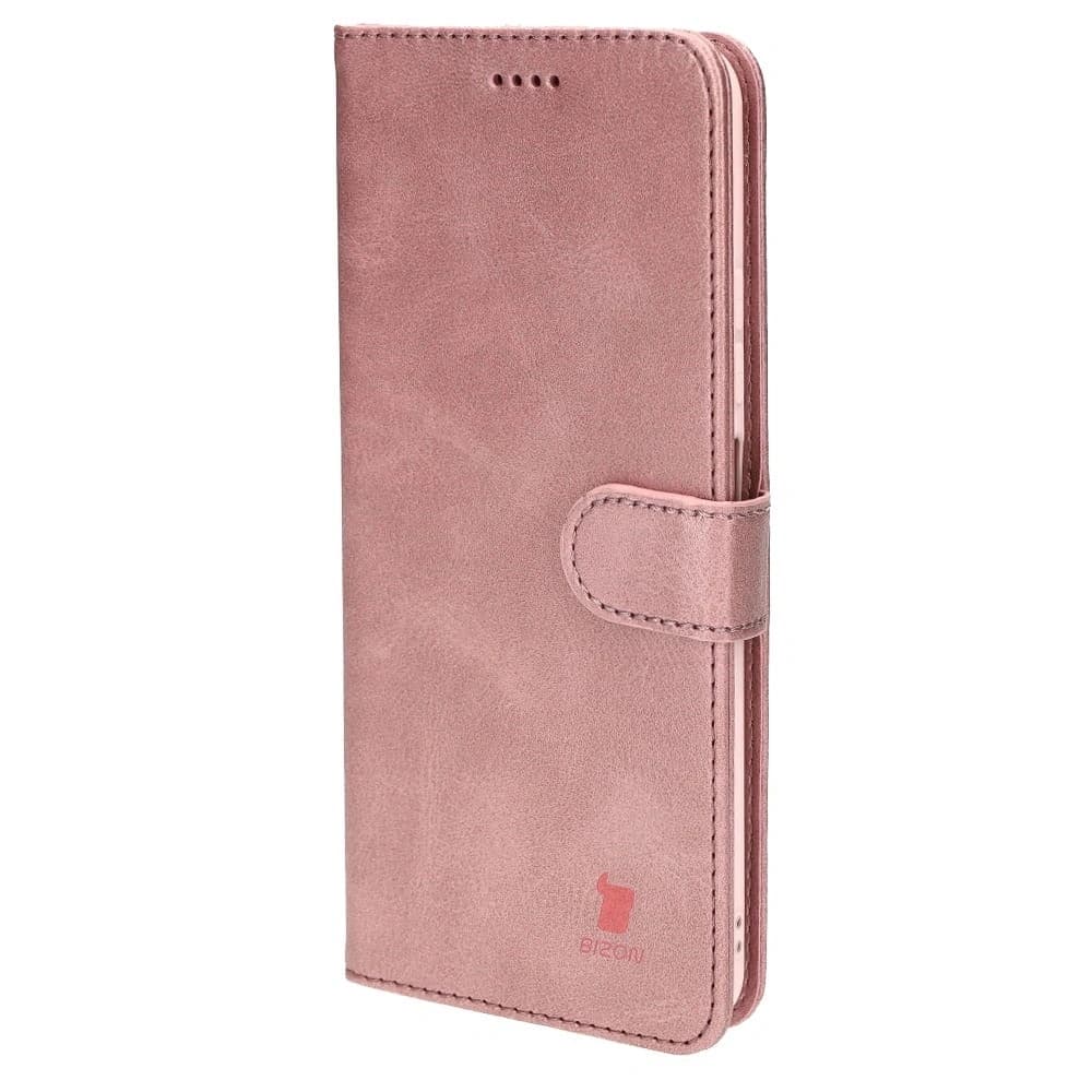 Etui Bizon Case Wallet do Xiaomi Poco X4 GT světle růžové - 2