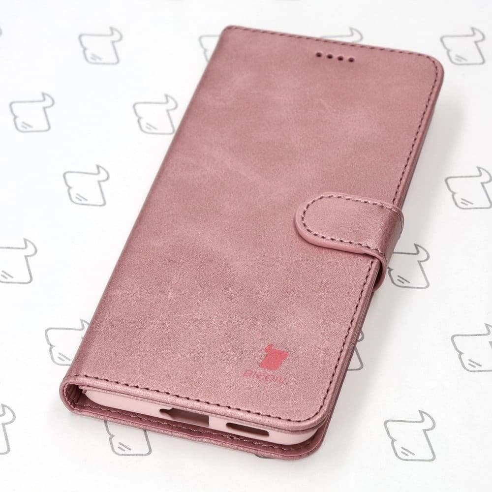Etui Bizon Case Wallet do Xiaomi Poco X4 GT světle růžové - 3