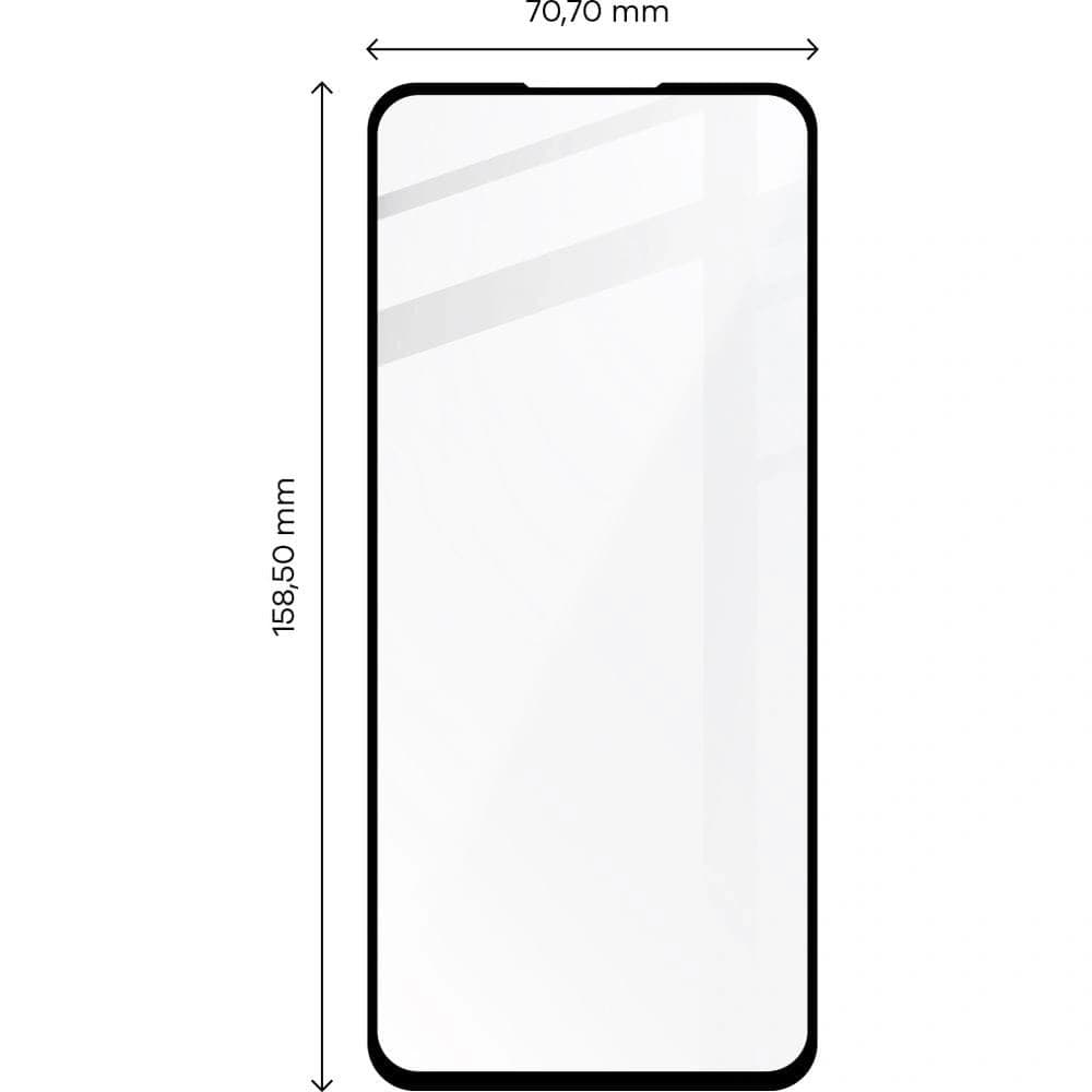 Tvrzené sklo Bizon Glass Edge pro Xiaomi Poco X4 GT černé - 2