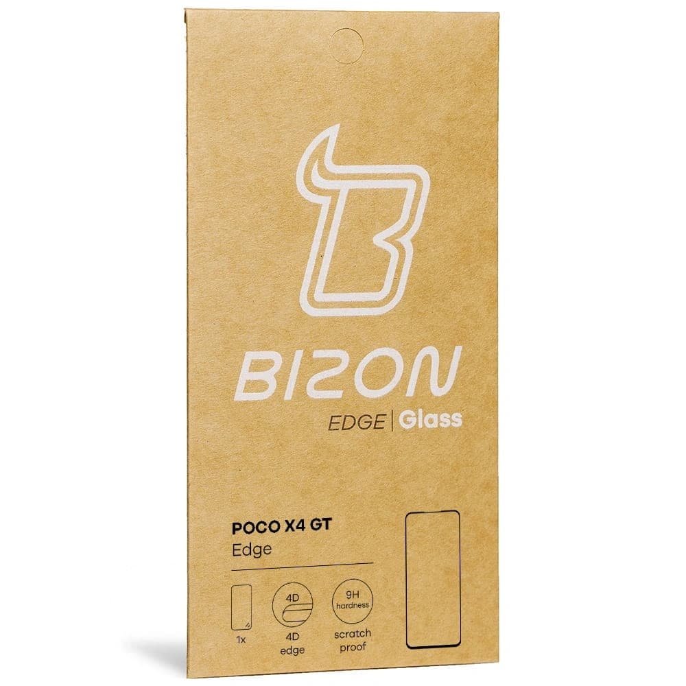 Tvrzené sklo Bizon Glass Edge pro Xiaomi Poco X4 GT černé - 8