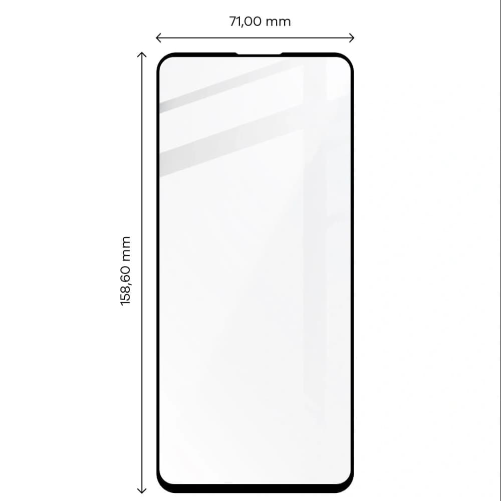 Tvrzené sklo Bizon Glass Edge pro Poco X4 Pro 5G černé - 2