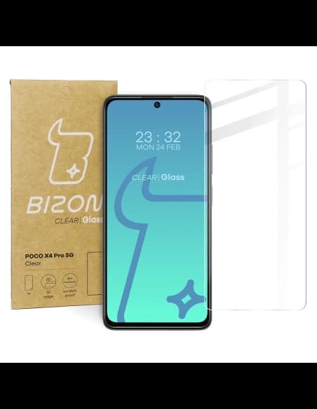 Sklo tvrzené Bizon Glass Clear pro Xiaomi Poco X4 Pro 5G
