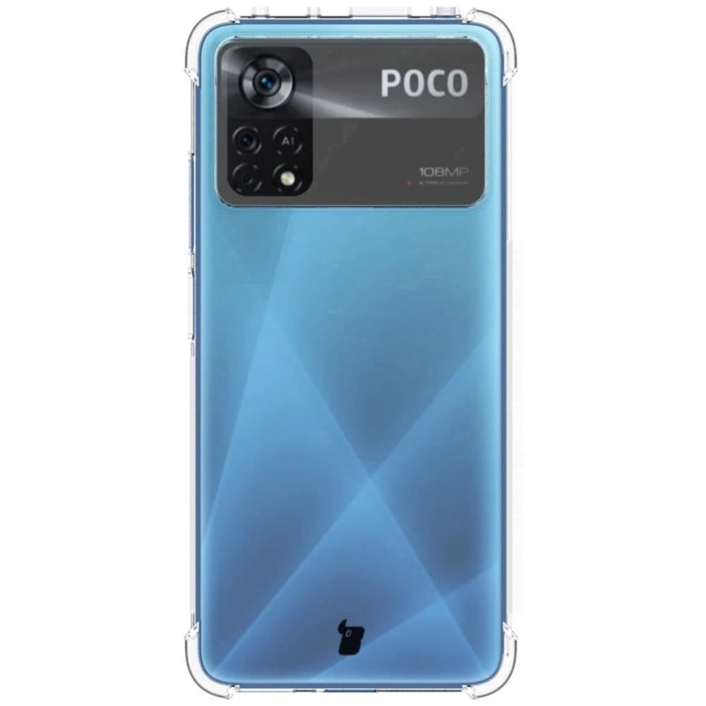 Bizon Case Clear Pack Hülle + 2x Bildschirmglas Xiaomi Poco X4 Pro 5G klar - 2