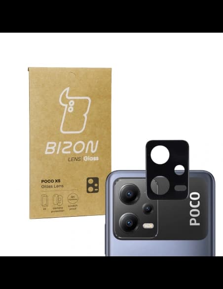 Glass for the Bizon Glass Lens for Poco X5 Redmi Note 12 5G [2 PACK]