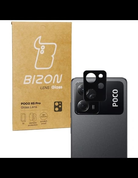 Sklo na aparát Bizon Glass Lens do Poco X5 Pro [2 PACK]
