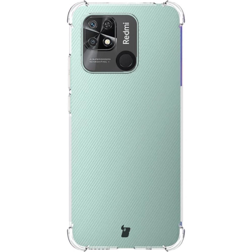 Bizon Case Clear Pack tok + 2x kijelző üveg + lencse üveg Xiaomi Poco C40/Redmi 10C átlátszó - 2