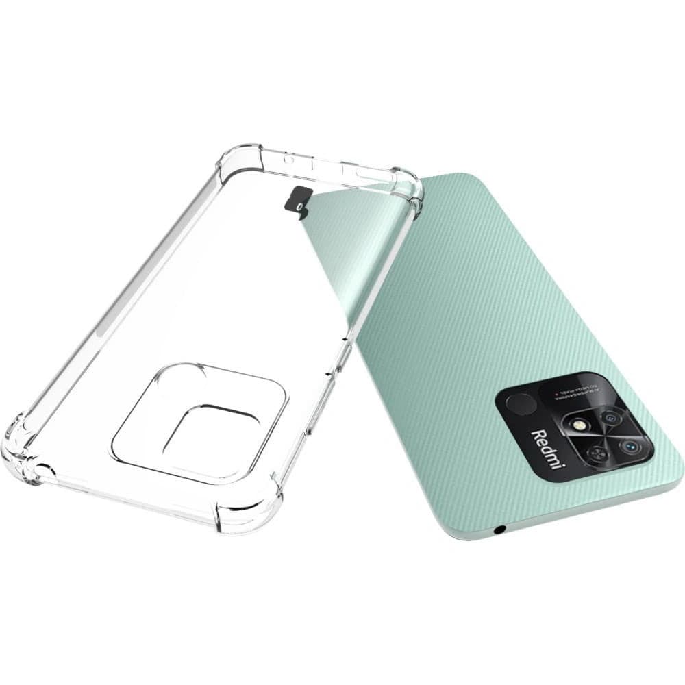 Bizon Case Clear Pack tok + 2x kijelző üveg + lencse üveg Xiaomi Poco C40/Redmi 10C átlátszó - 5