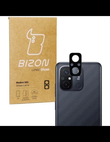 Bizon Glaslinse Redmi 12C [2 PACK]