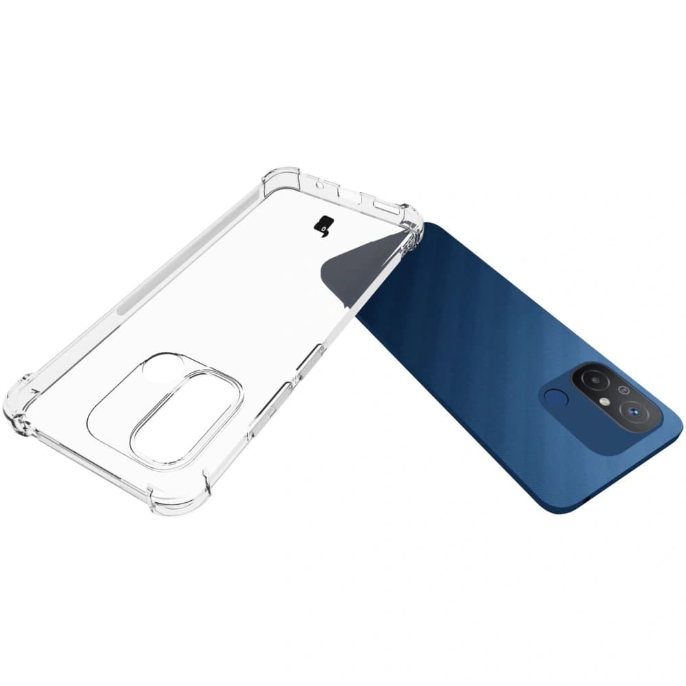 Bizon Case Clear Pack Hülle + 2x Schutzglas Xiaomi Redmi 12C klar - 5
