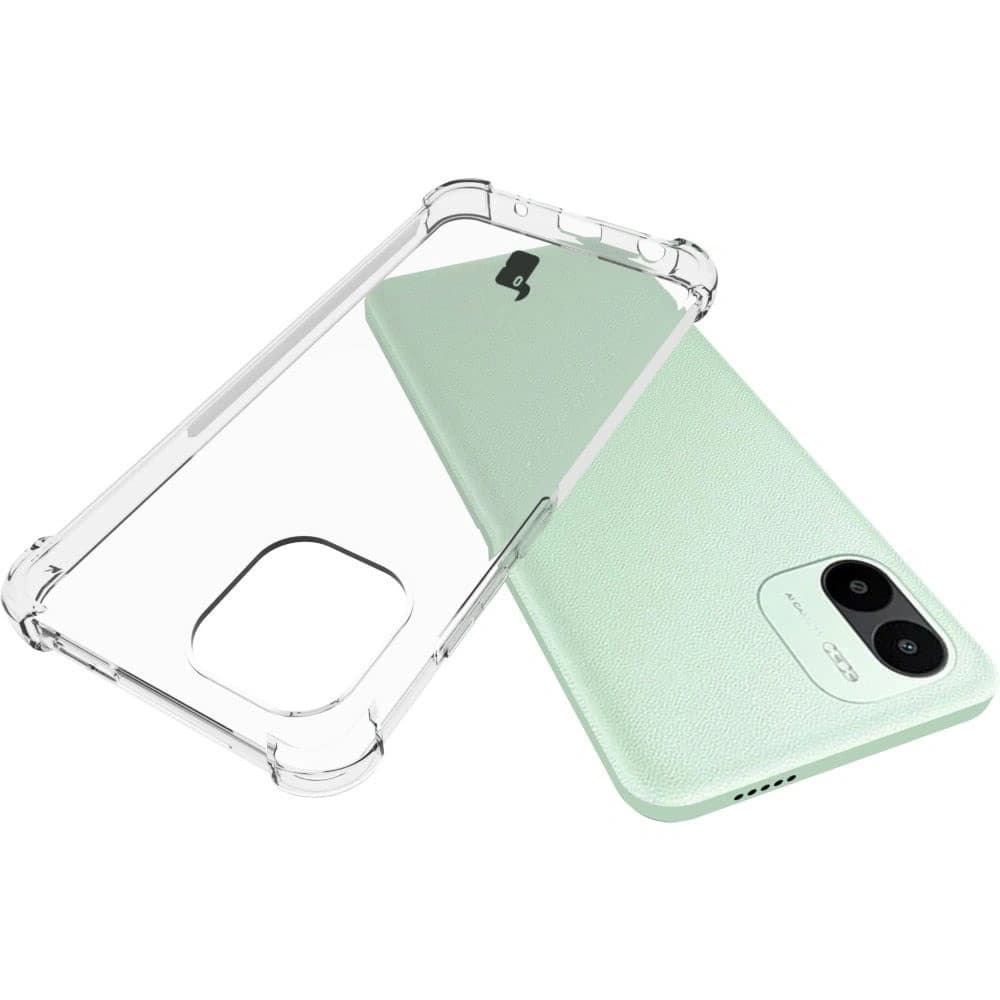 Bizon Case Clear Pack Hülle + 2x Displayschutzglas + Linsenschutzglas Xiaomi Redmi A1 klar - 5