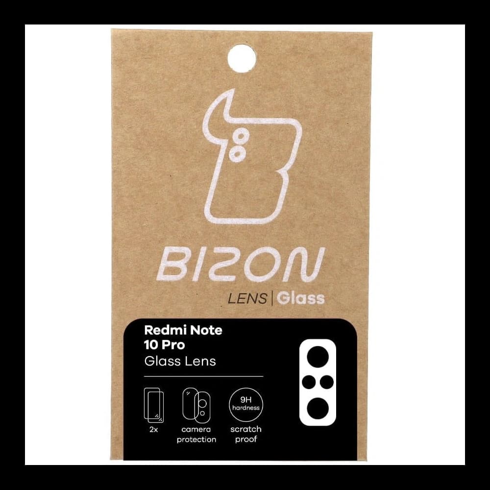 Bizon Glaslinse Xiaomi Redmi Note 10 Pro [2 PACK] - 5