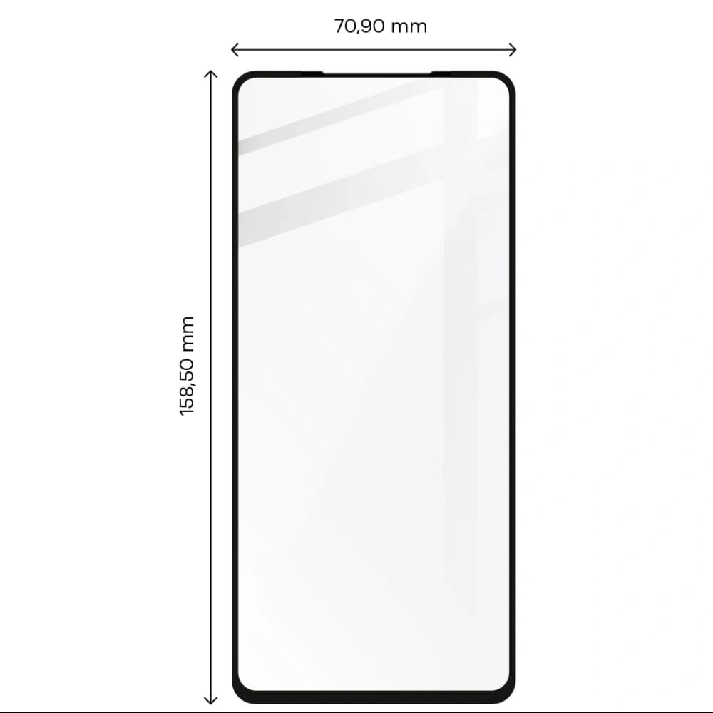 Bizon Glass Edge Redmi Note 10 Pro fekete - 2