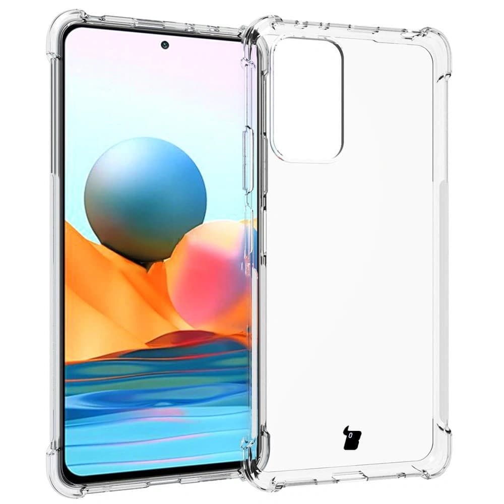 Bizon Case Clear Pack Hülle + 2x Schutzglas + Linsen Glas Xiaomi Redmi Note 10 Pro klar - 2