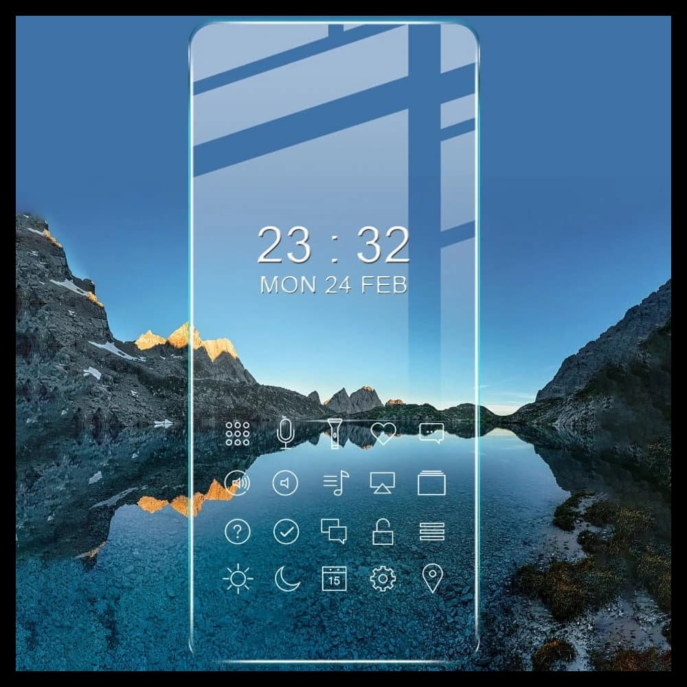 Bizon Glas Klar gehärtetes Glas - 3 Stück. + Linsenglas Redmi Note 10 Pro - 8