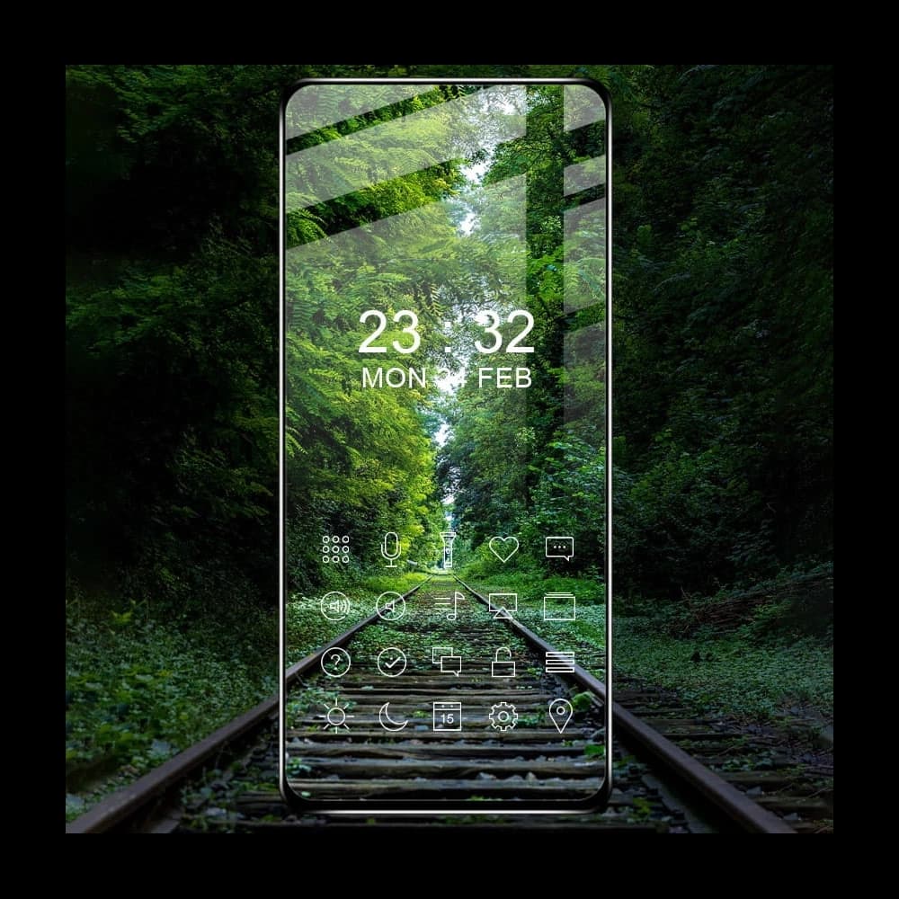 Bizon Glass Edge gehärtetes Glas - [2 PACK] + Linsenschutz für Redmi Note 10 Pro schwarz - 7