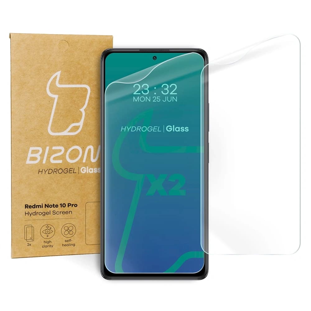 Bizon Glass Hydrogel Xiaomi Redmi Note 10 Pro [2 PACK] - 1