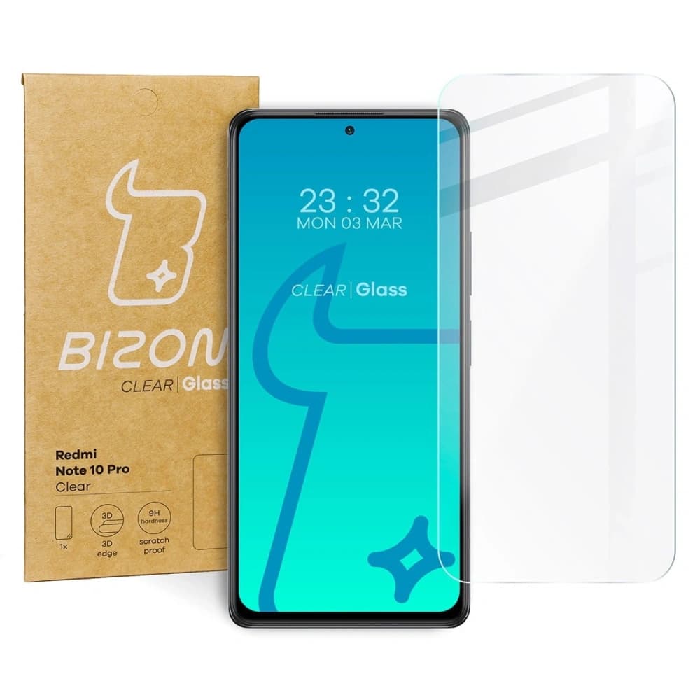 Tvrzené sklo Bizon Glass Clear pro Xiaomi Redmi Note 10 Pro