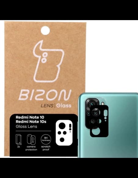 Bizon Glass Lens Xiaomi Redmi Note 10 / 10S [2 PACK]