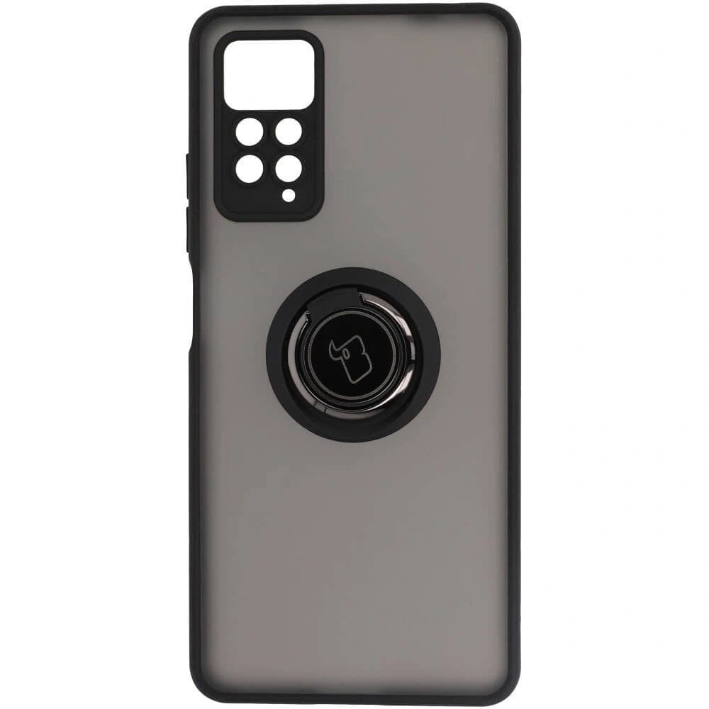 Bizon Case Hybrid Ring Xiaomi Redmi Note 11 Pro / Pro 5G smoky with a black frame - 2