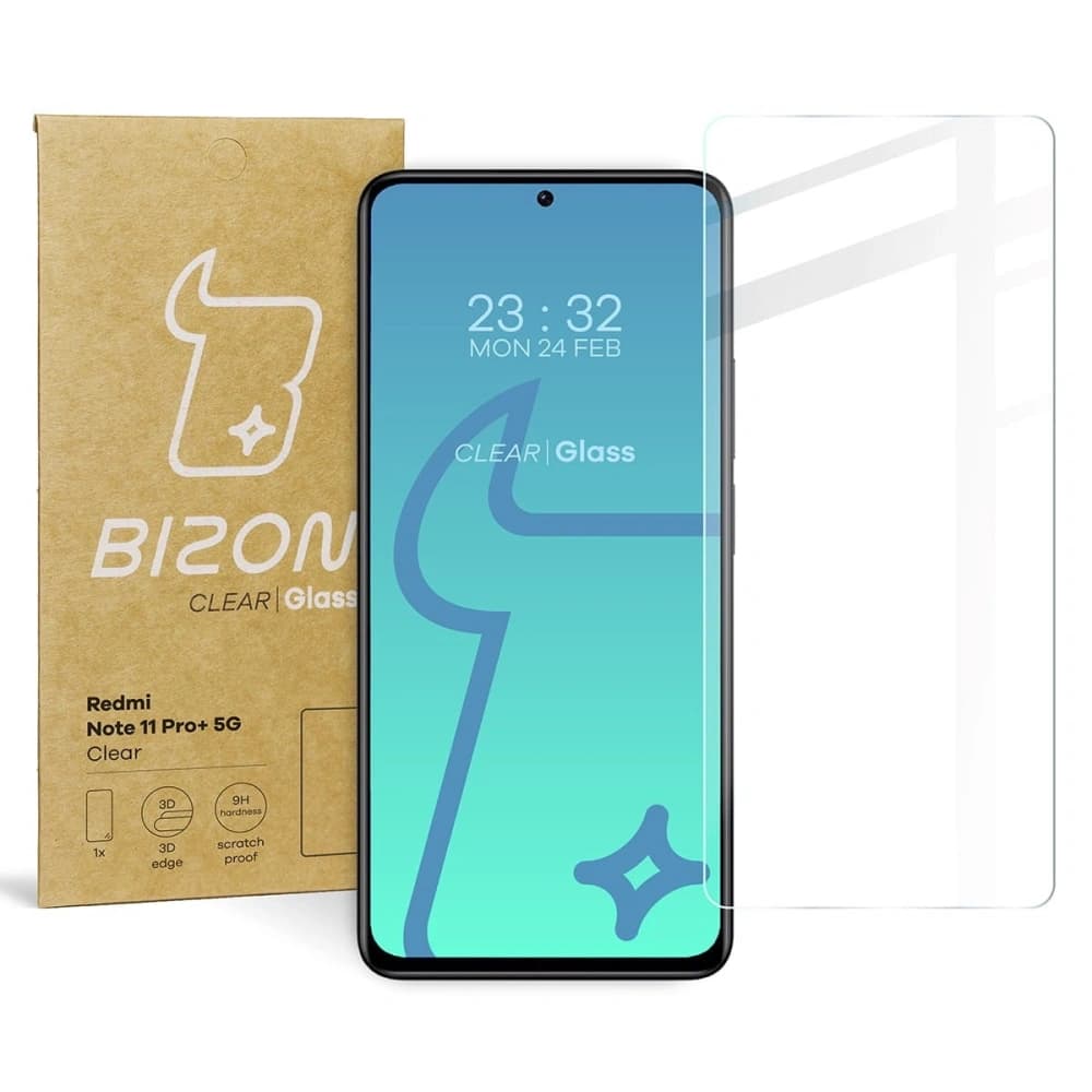 Bizon Glass Clear Xiaomi Redmi Note 11 Pro+ 5G - 1