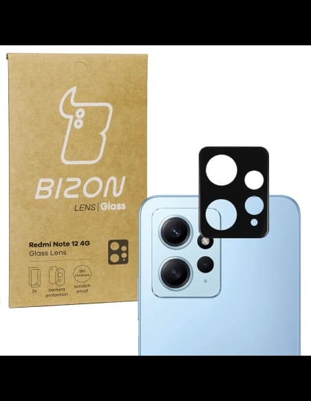 Bizon Glass Lens Xiaomi Redmi Note 12 4G [2 PACK]