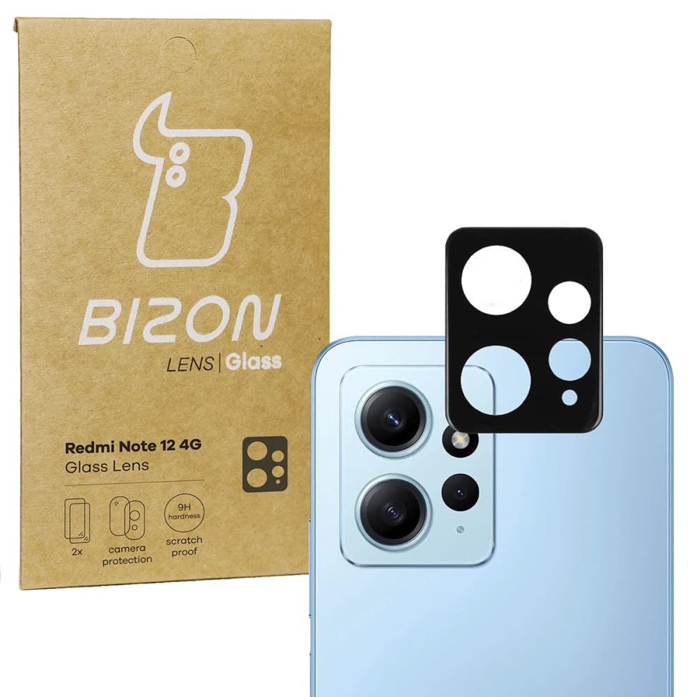 Bizon Glass Lens Xiaomi Redmi Note 12 4G [2 PACK] - 1