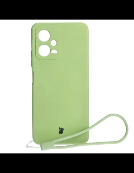 Bizon Case Silicone Sq Xiaomi POCO X5 Redmi Note 12 5G light green